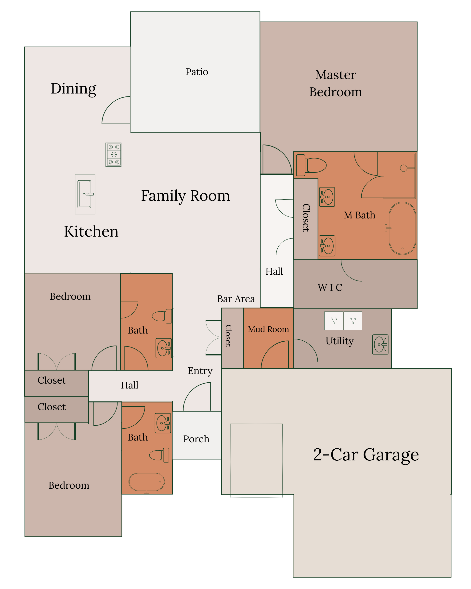 The Mickelson Floor Plan